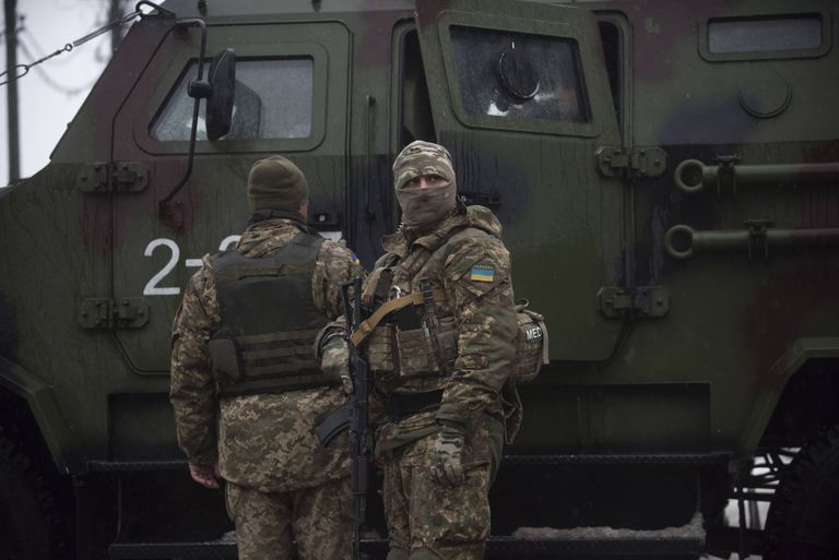 Ukraina sõdurid.