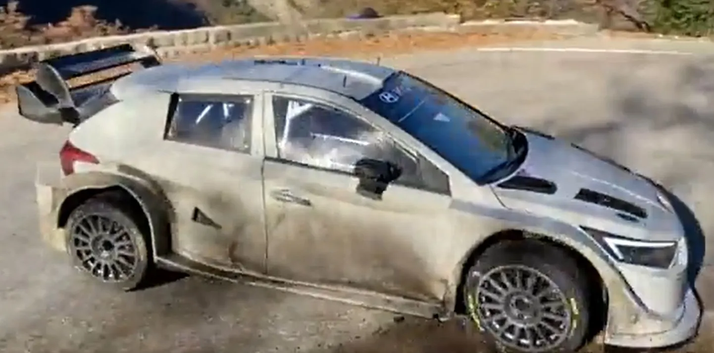 Ott Tänak testisõidul.
