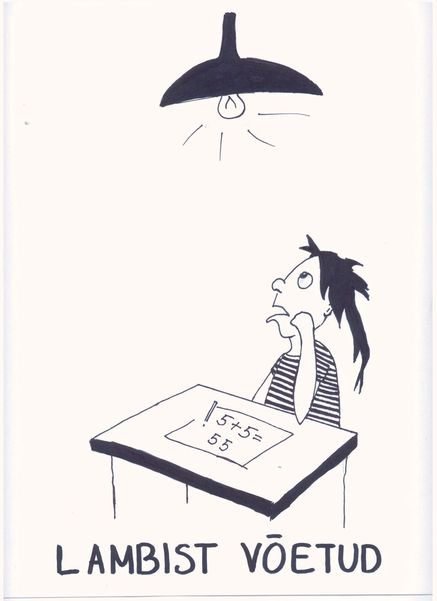 Karikatuurivõistlusel "Mida naerad, koolijüts?" pälvis esimese koha Laura Johanna Räim (Tartu loodusmaja kunstiring, juhendaja õpetaja Kiira Kahro).