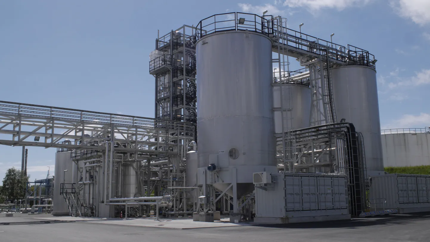 St1 biojäätmetest etanooli tootmise tehas Göteborgis.