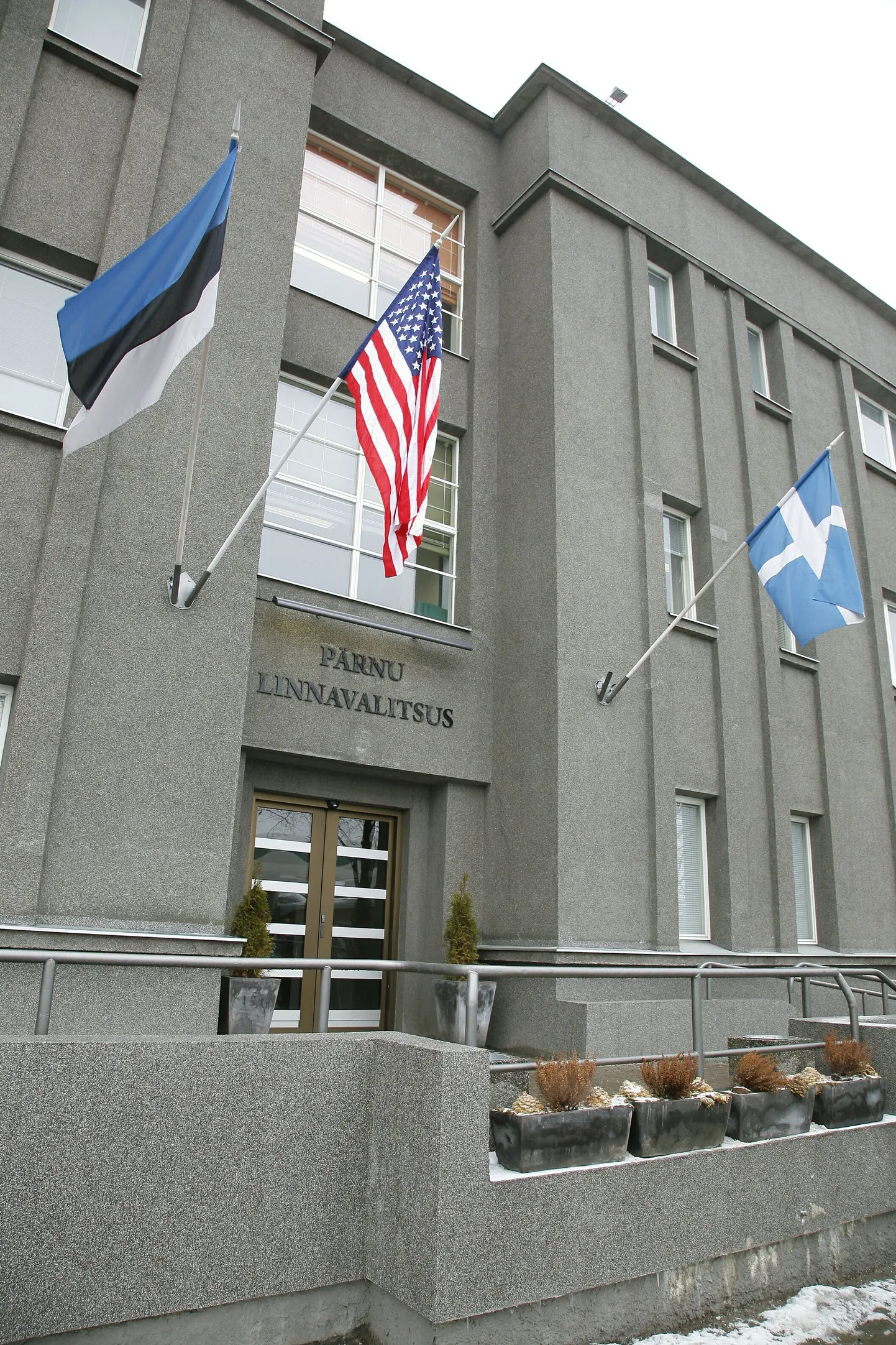 Pärnu linnavalitsuse hoone.
