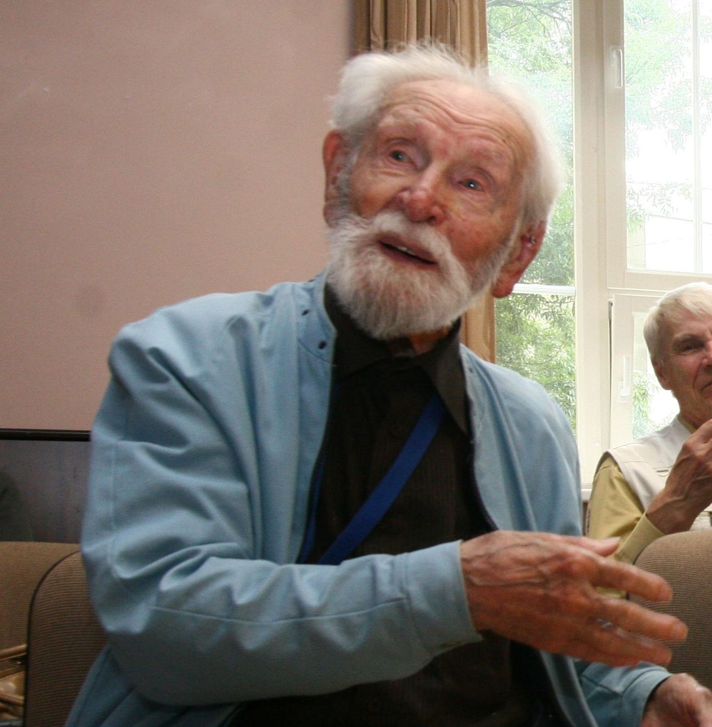 Karl Plutus aasta tagasi, oma 105. sünnipäeval.