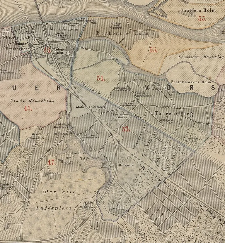 Торнякалнс, 1876 год