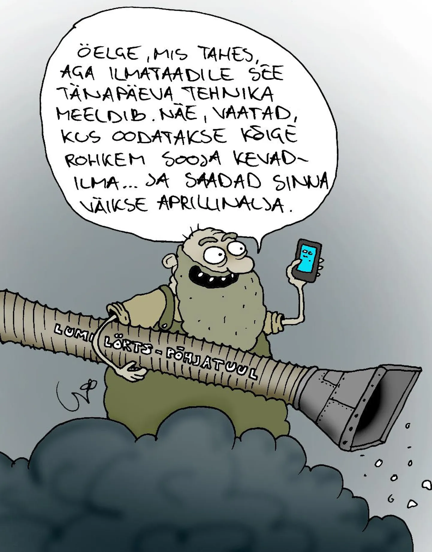 Ilmataat viskas aprillinalja.