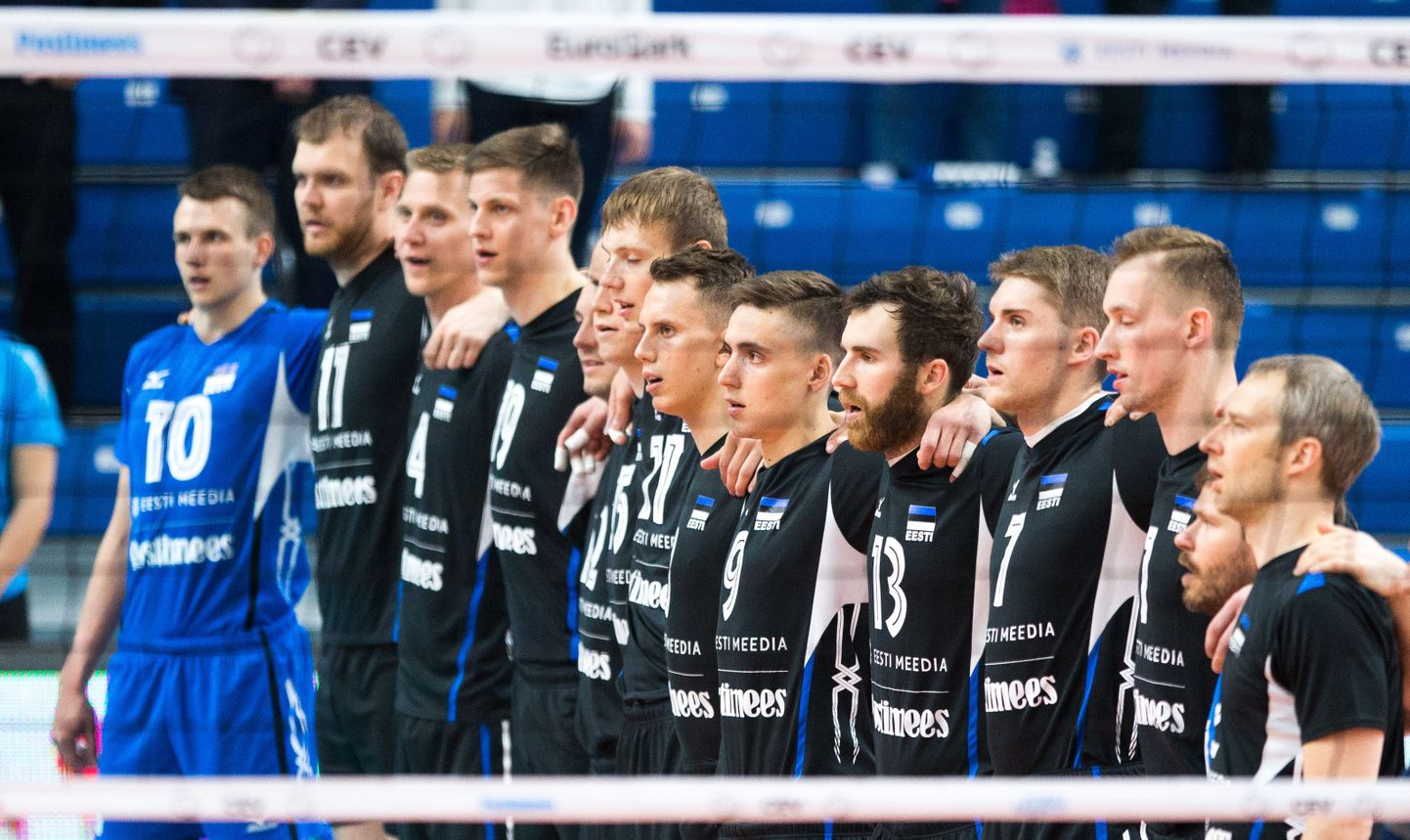 Eesti meeste võrkpallikoondis.