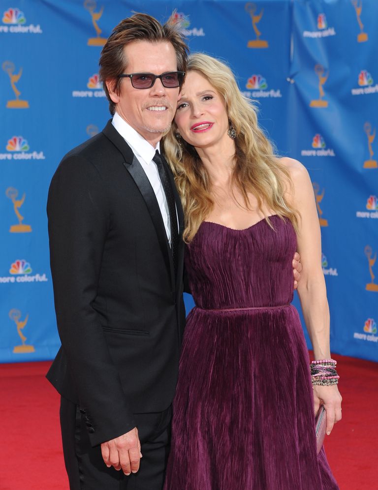 Kevin Bacon ja Kyra Sedgwick 29. augustil 2010 Emmy auhindade jagamisel