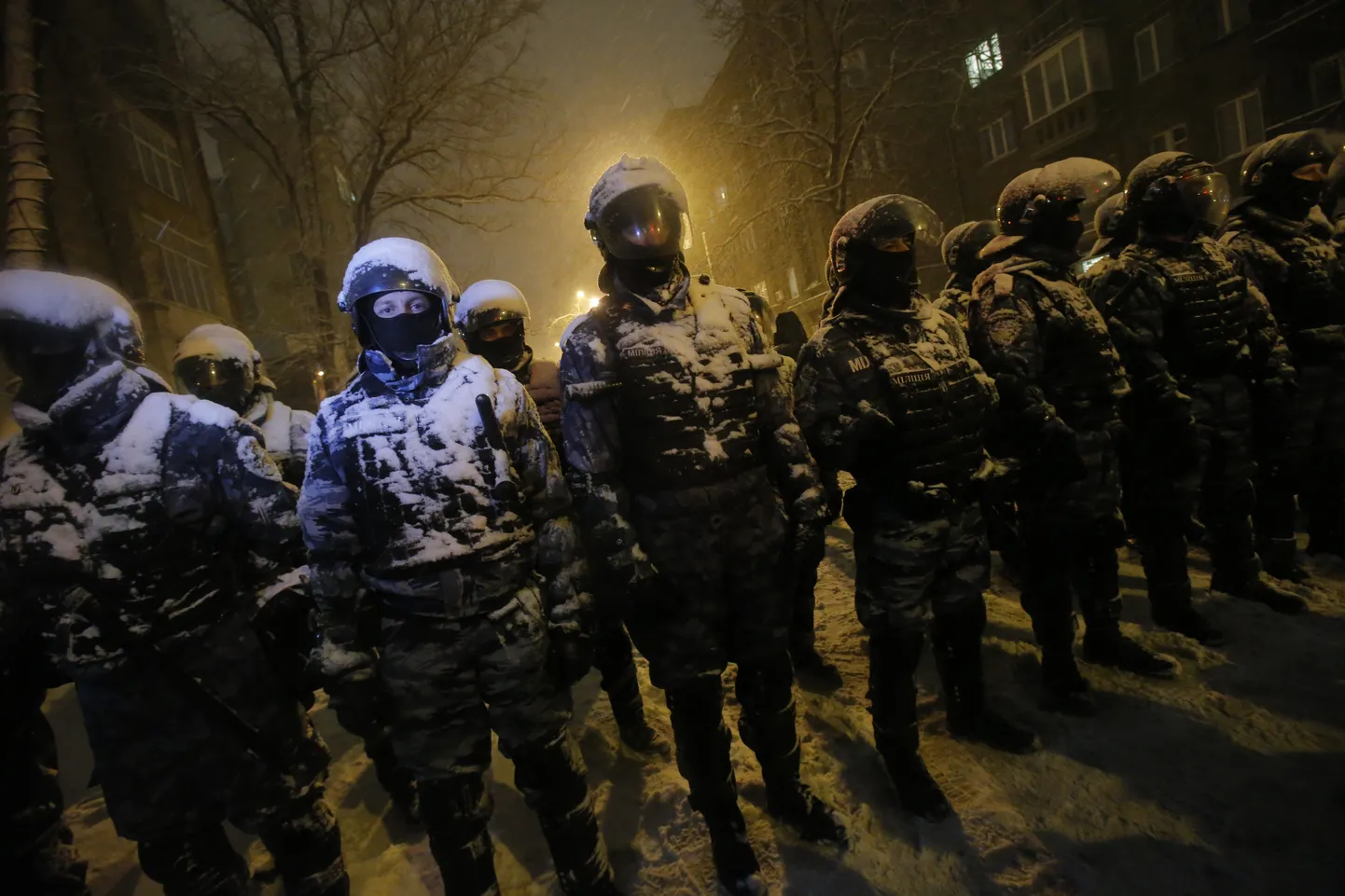 Подразделение "Беркута" в Киеве.