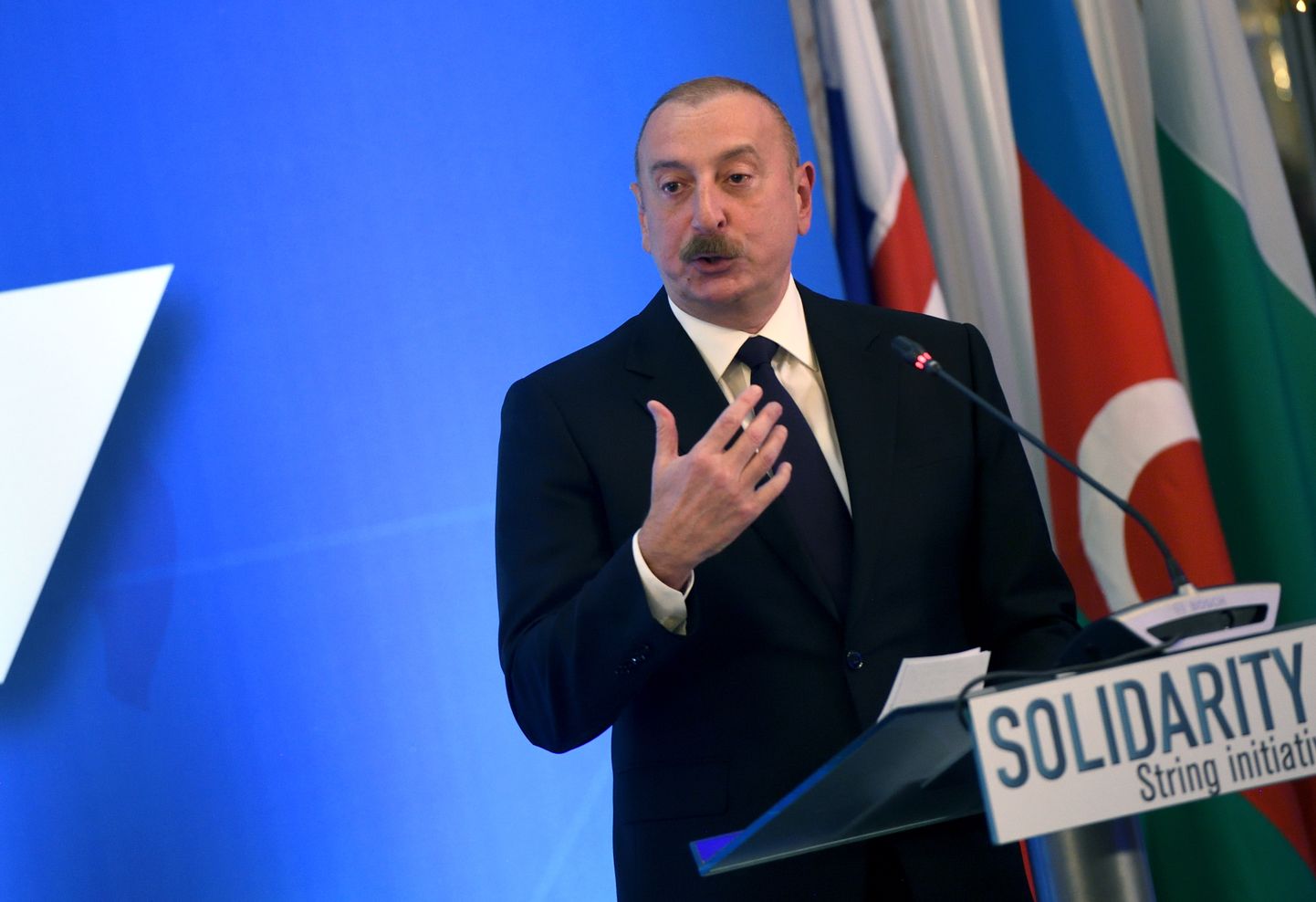 Aserbaidžaani president Ilham Alijev Sofia kohtumisel.