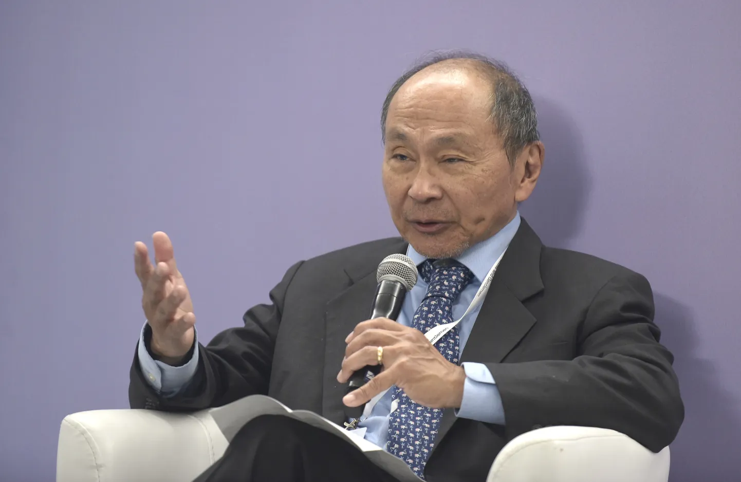 Francis Fukuyama mullu Kiievis.