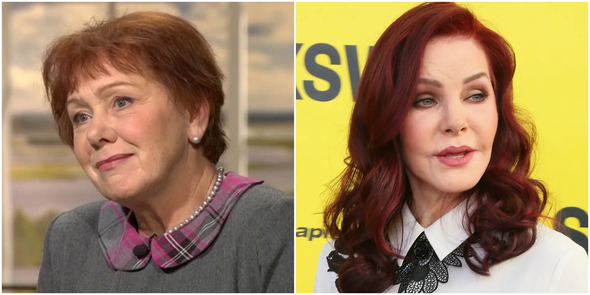 Vasakul: Katrin Karisma, foto: ERR/«Hommik Anuga». Paremal: Priscilla Presley, foto: AP/Scanpix.