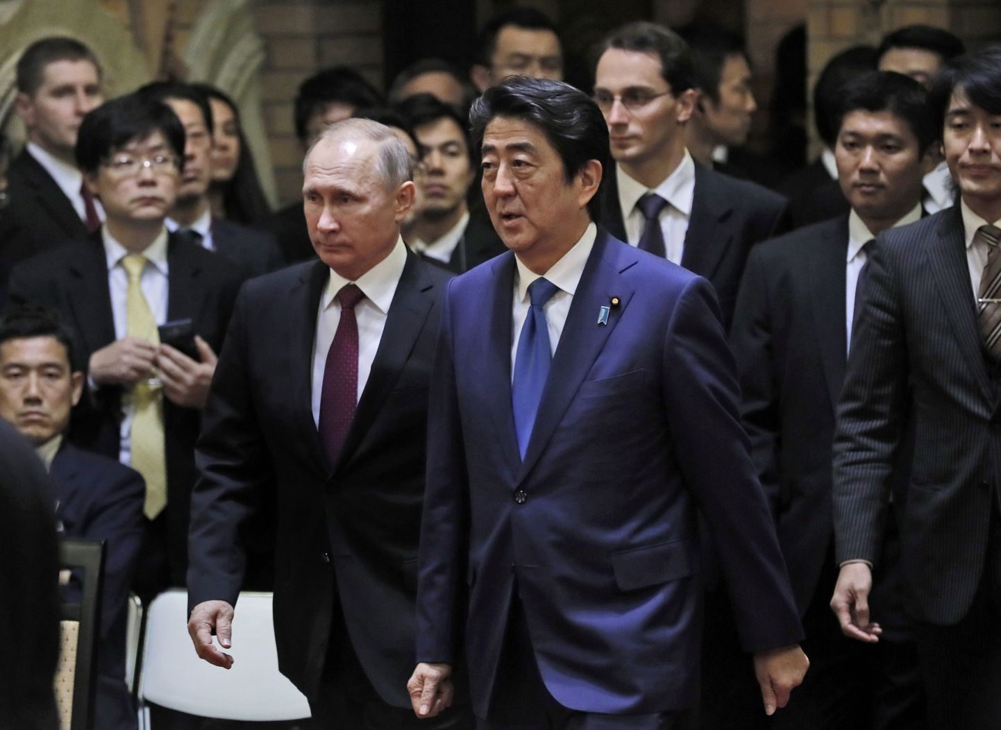 Встреча Владимира Путина с премьер-министром Японии Синдзо Абэ.