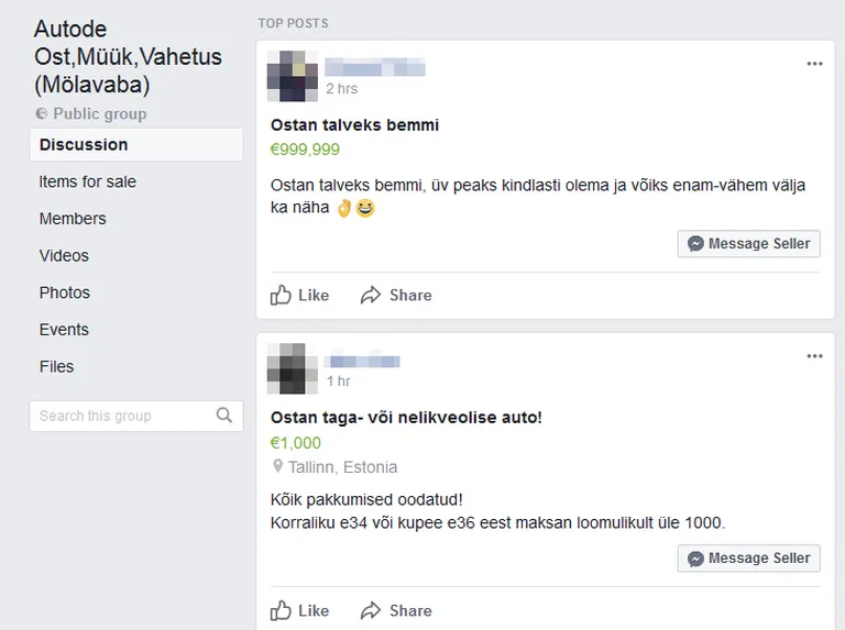 Autoostu kuulutus.