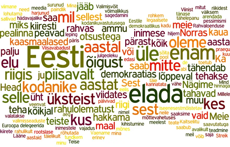 Ilvese uusaastatervitus 2012. aasta lõpus.