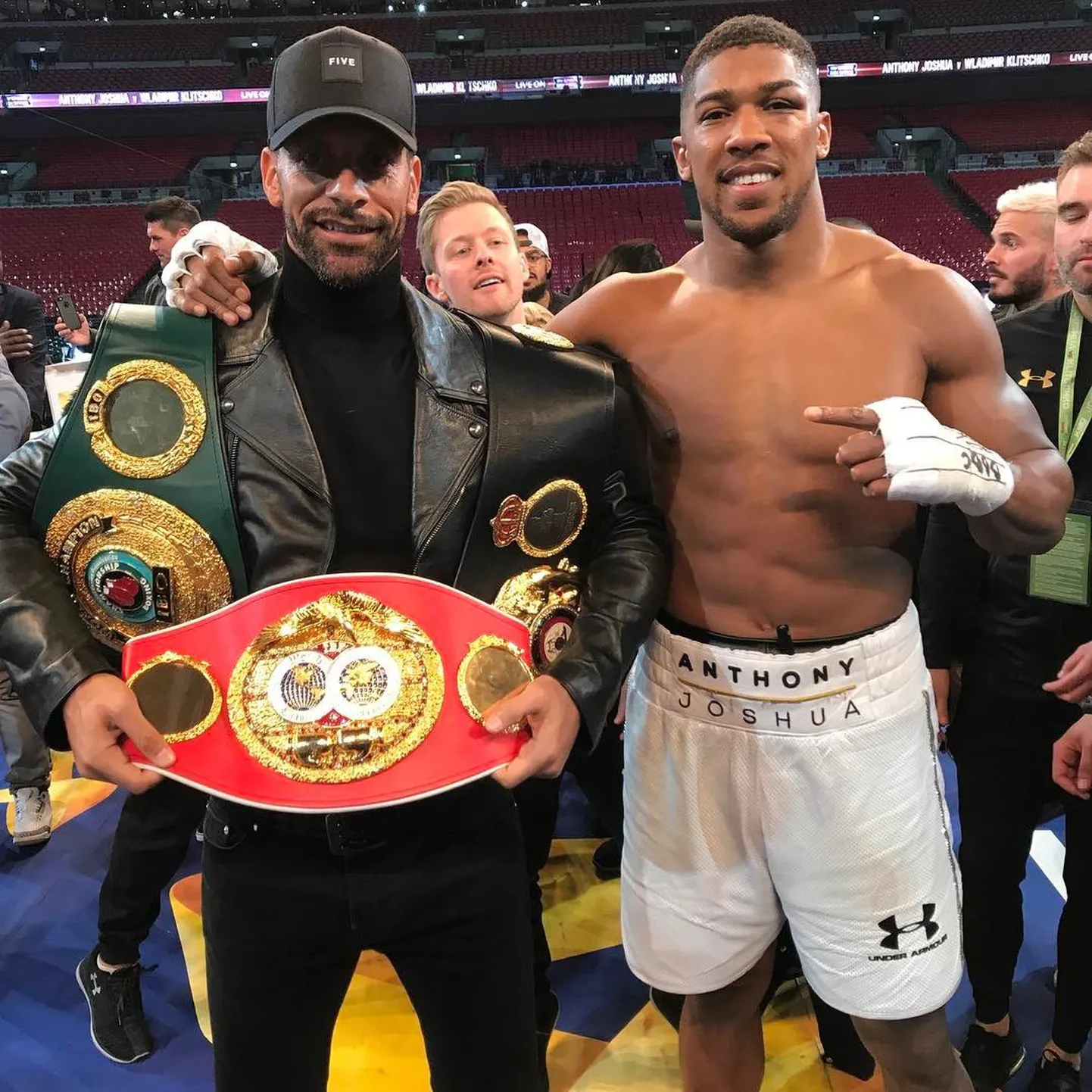 Rio Ferdinand ja Anthony Joshua