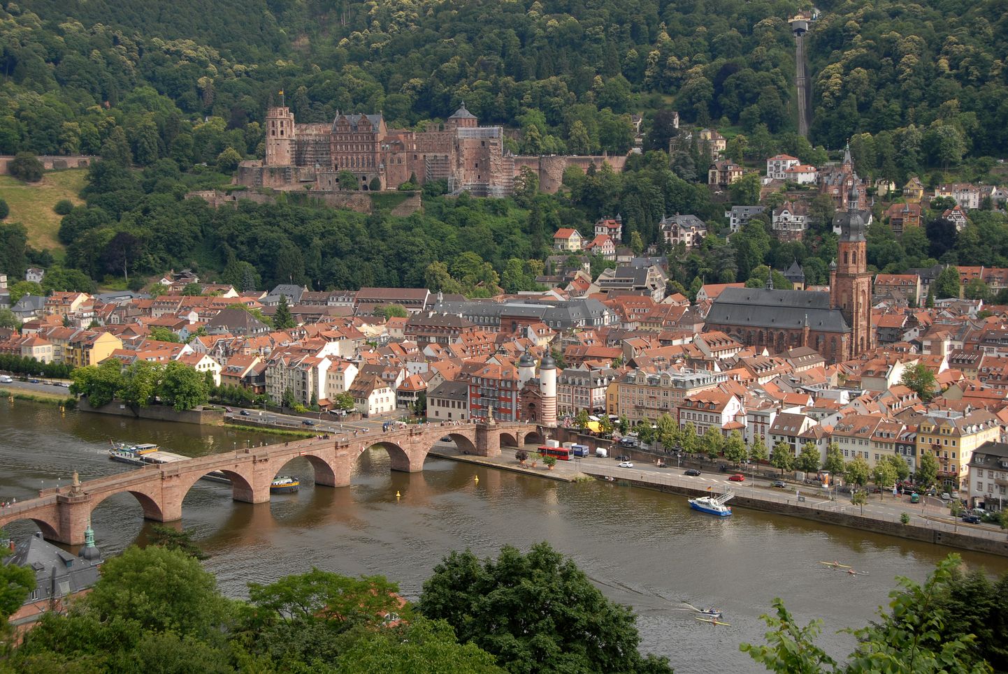 Ülikoolilinn Heidelberg Saksamaal