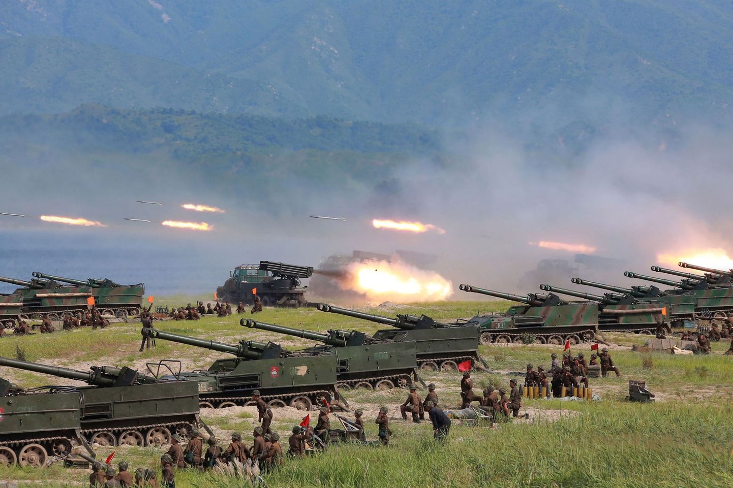 Põhja-Korea sõjaväeõppused.