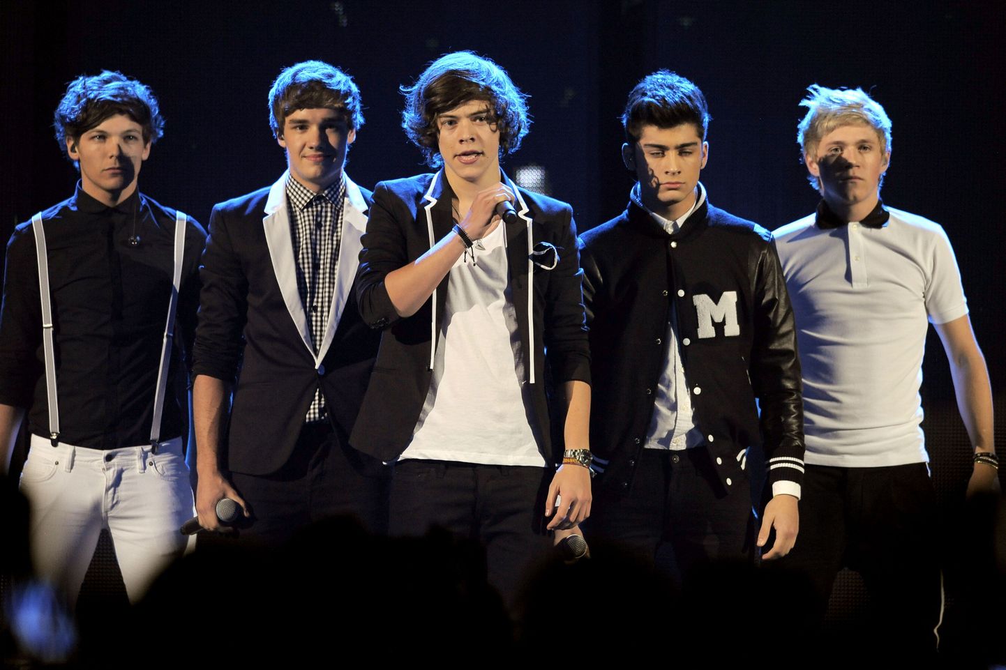 One Direction: Louis Tomlinson, Liam Payne, Harry Styles, Zayn Malik, Niall Horan