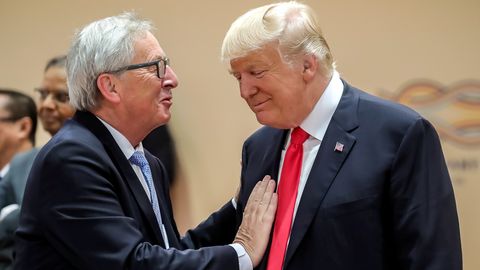 Junckeri ja Trumpi kohtumine möödus produktiivselt
