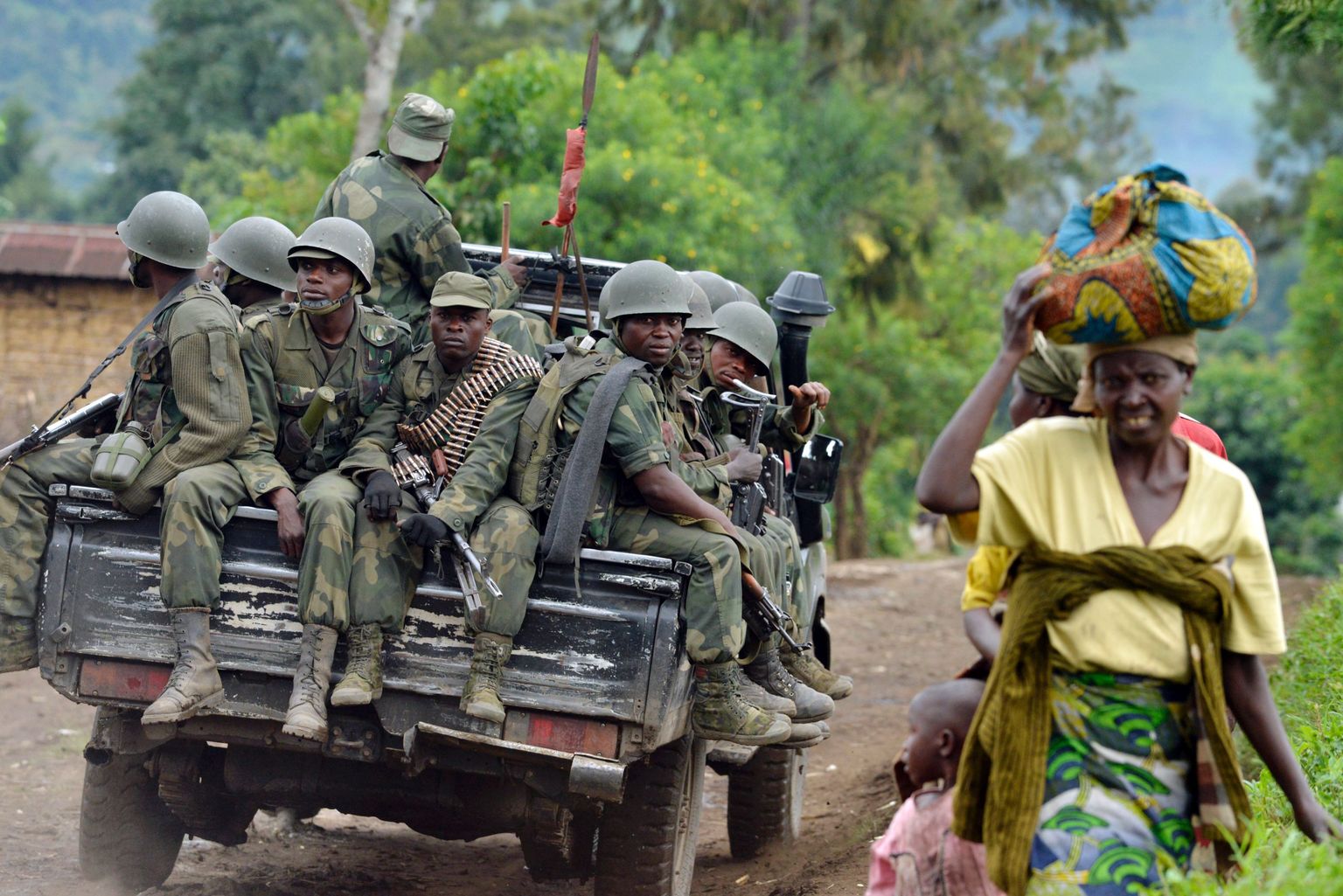 Kongo DV sõjaväelased Kasai regioonis.
