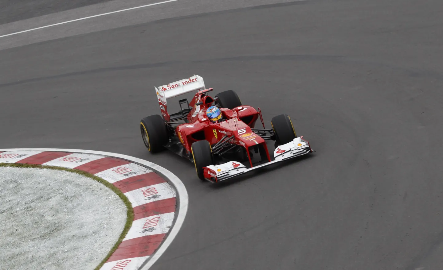 Ferrari piloot Fernando Alonso Kanadas.