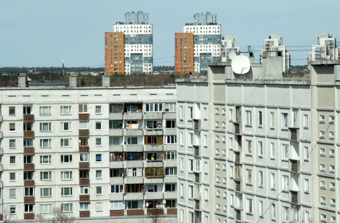 Микрорайон в Риге. Снимок иллюстративный.