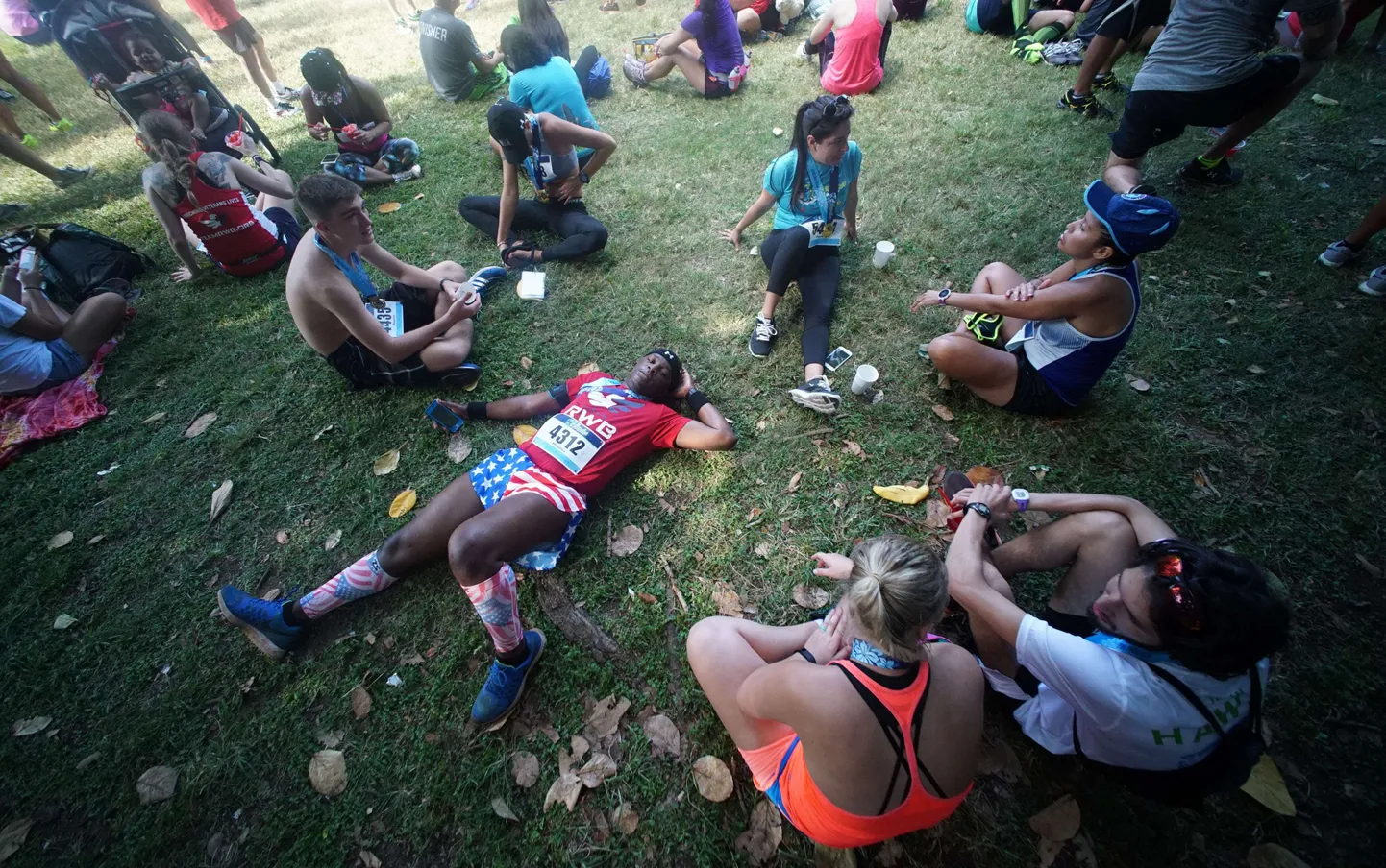 Maratonijooksjad pärast võistluse lõppu. Pilt on illustratiivne.