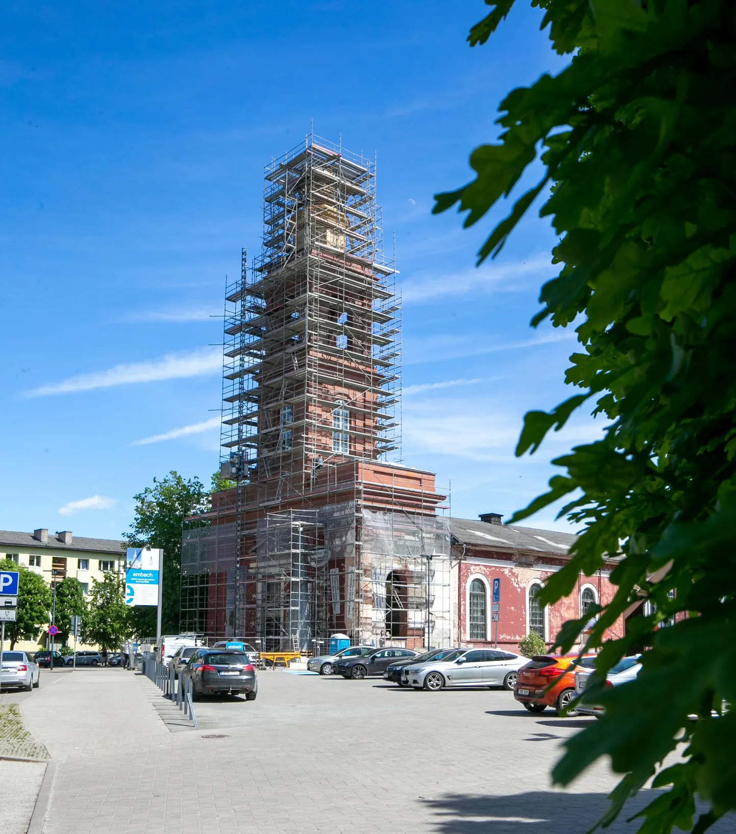 Maarja kiriku torni taastamine.