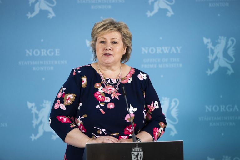 Norra peaminister Erna Solberg. 