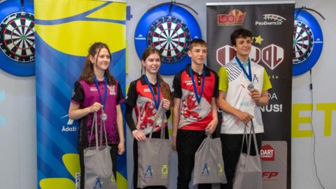 Čempionei Kirilovai dubultpanākums Latvijas jauniešu Darts līgas šautriņu mešanā 2. posmā