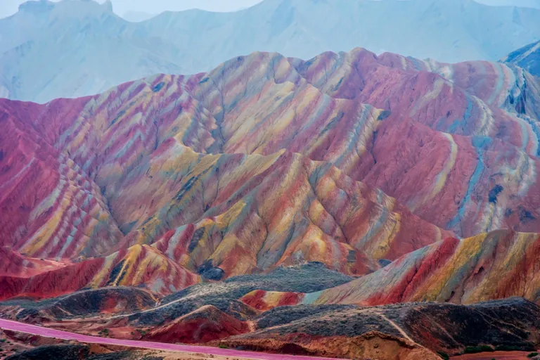 Zhangye Danxia mäed Hiinas