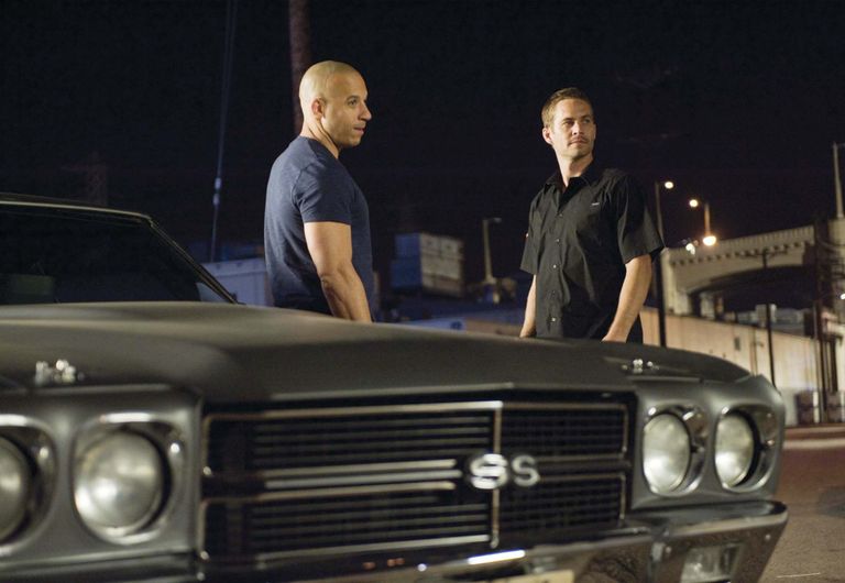 Vin Diesel ja Paul Walker (paremal)