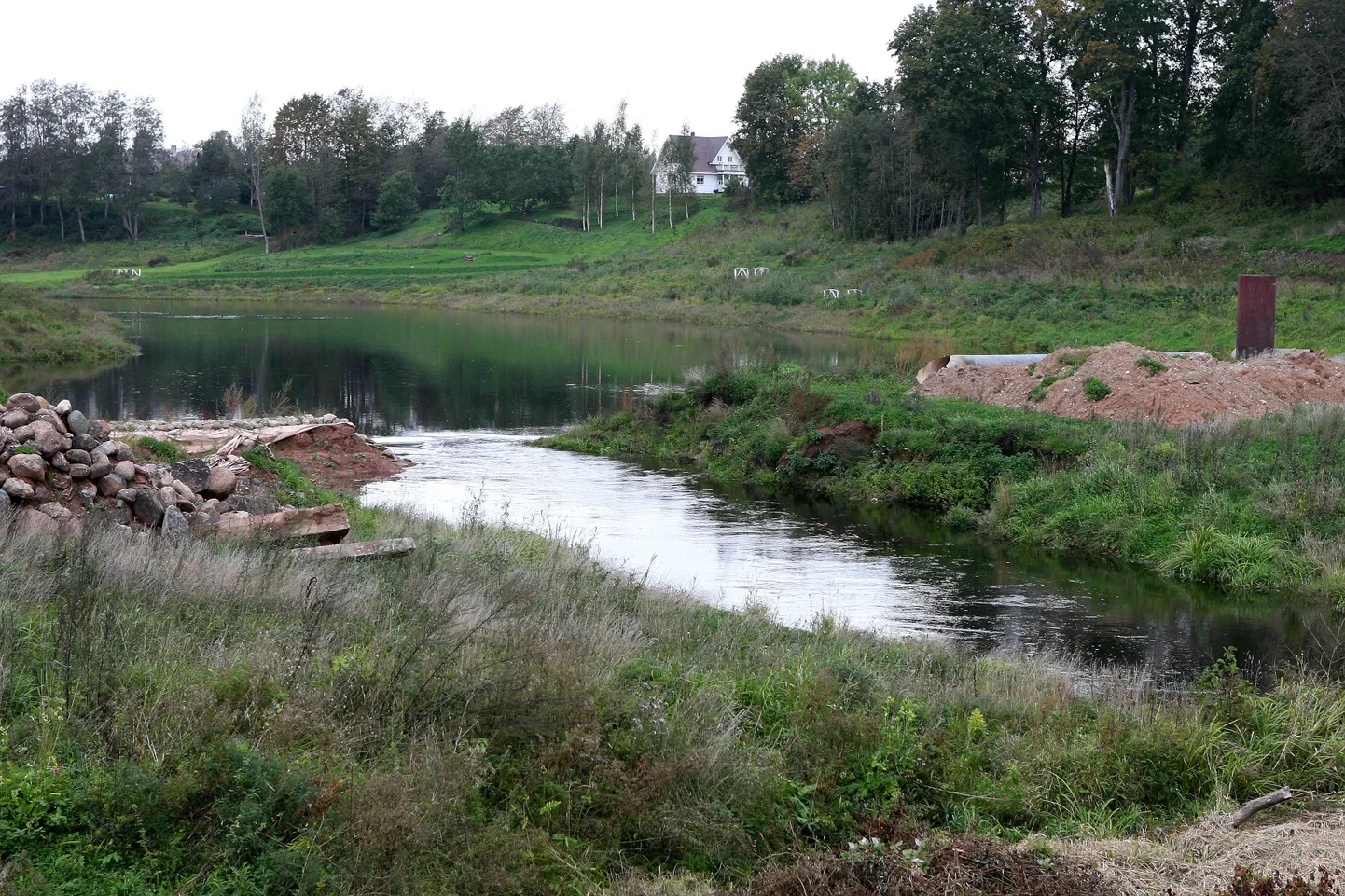Praegu on Mustla külje alla rajatud paisjärv nukras seisus, aga loodetavasti lööb see järgmisel suvel taas rõõmsalt sillerdama.