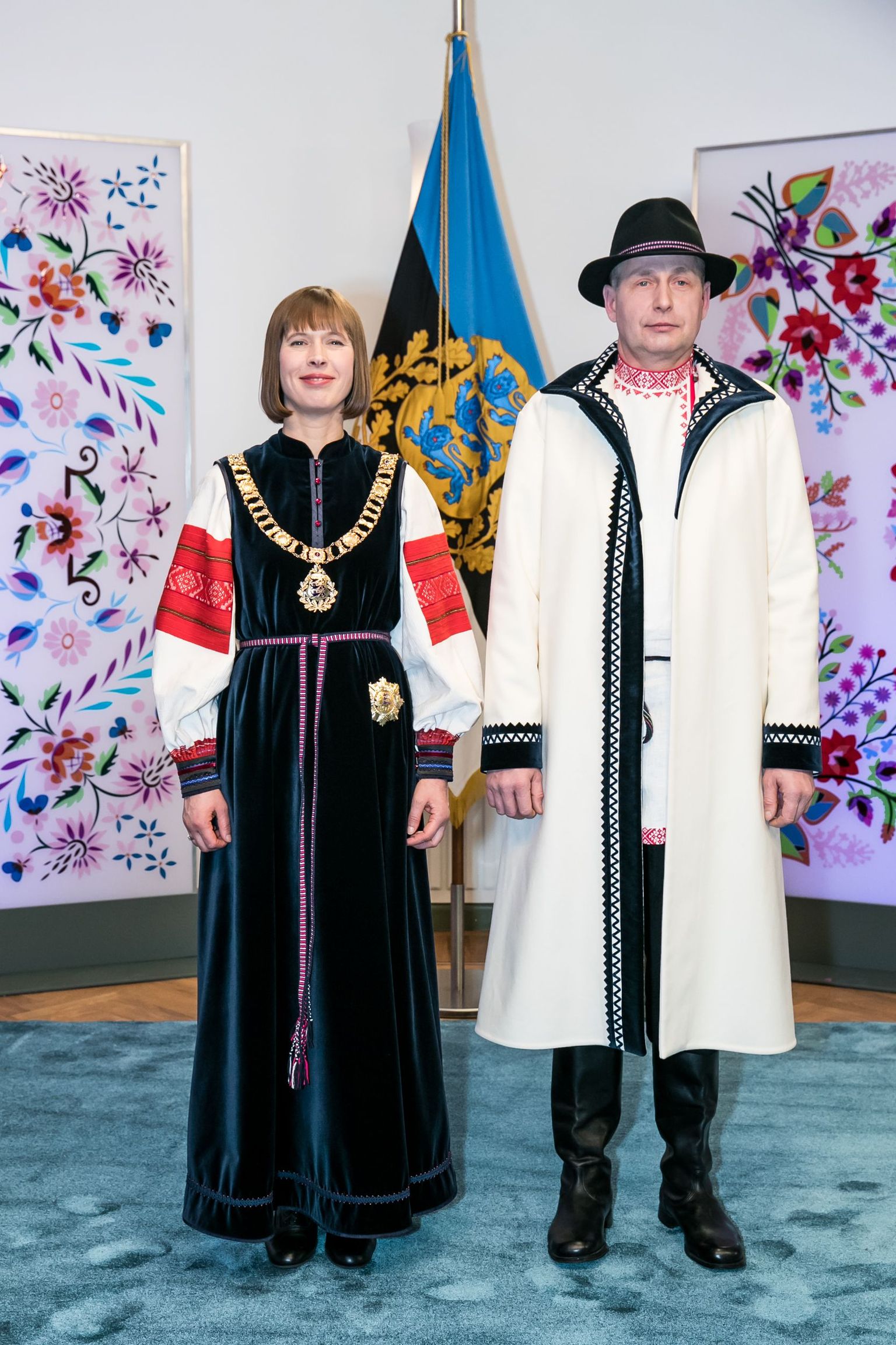 President Kersti Kaljulaid ja Georgi-Rene Maksimovski aastal 2017.