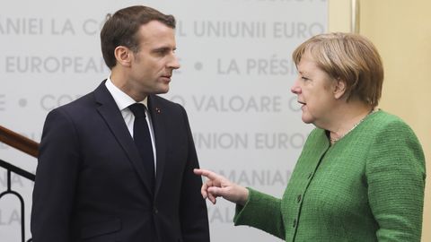 Merkel: vaidlustest hoolimata jõuame Macroniga kompromissile