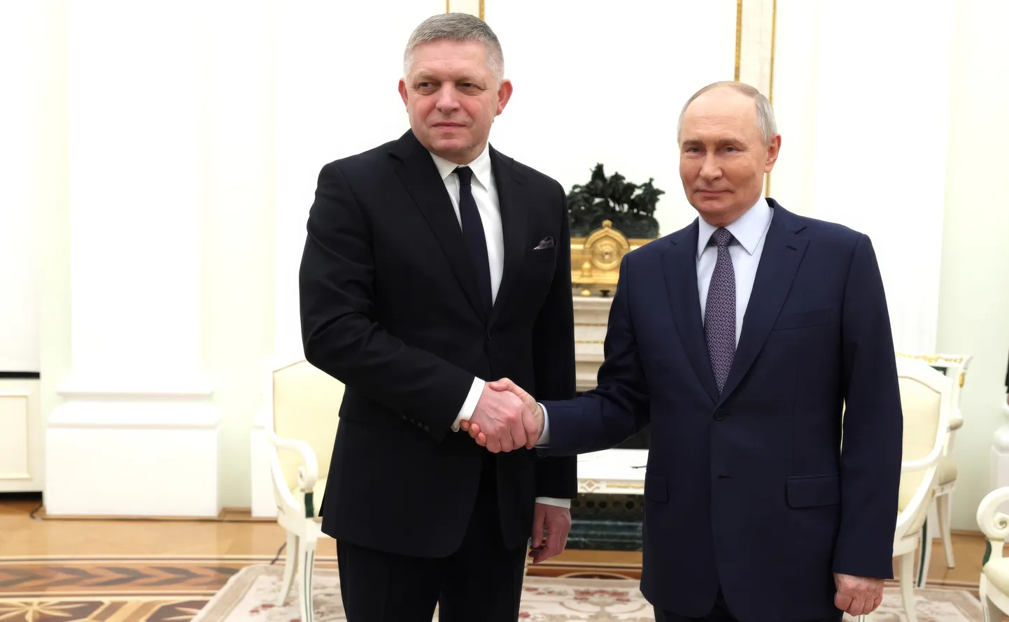 Slovakkia peaminister Robert Fico Moskvas enne kahepoolset kohtumist Vene režiimi juhi Vladimir Putiniga 22. detsembril 2024.