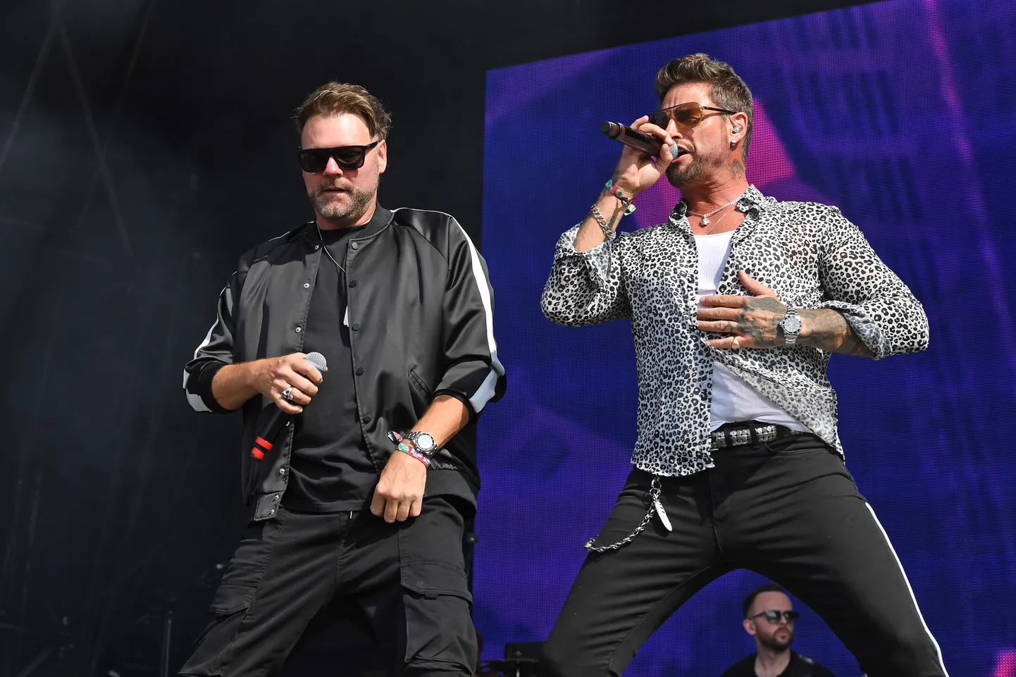 Brian McFadden ja Keith Duffi ansamblist Boyzone.