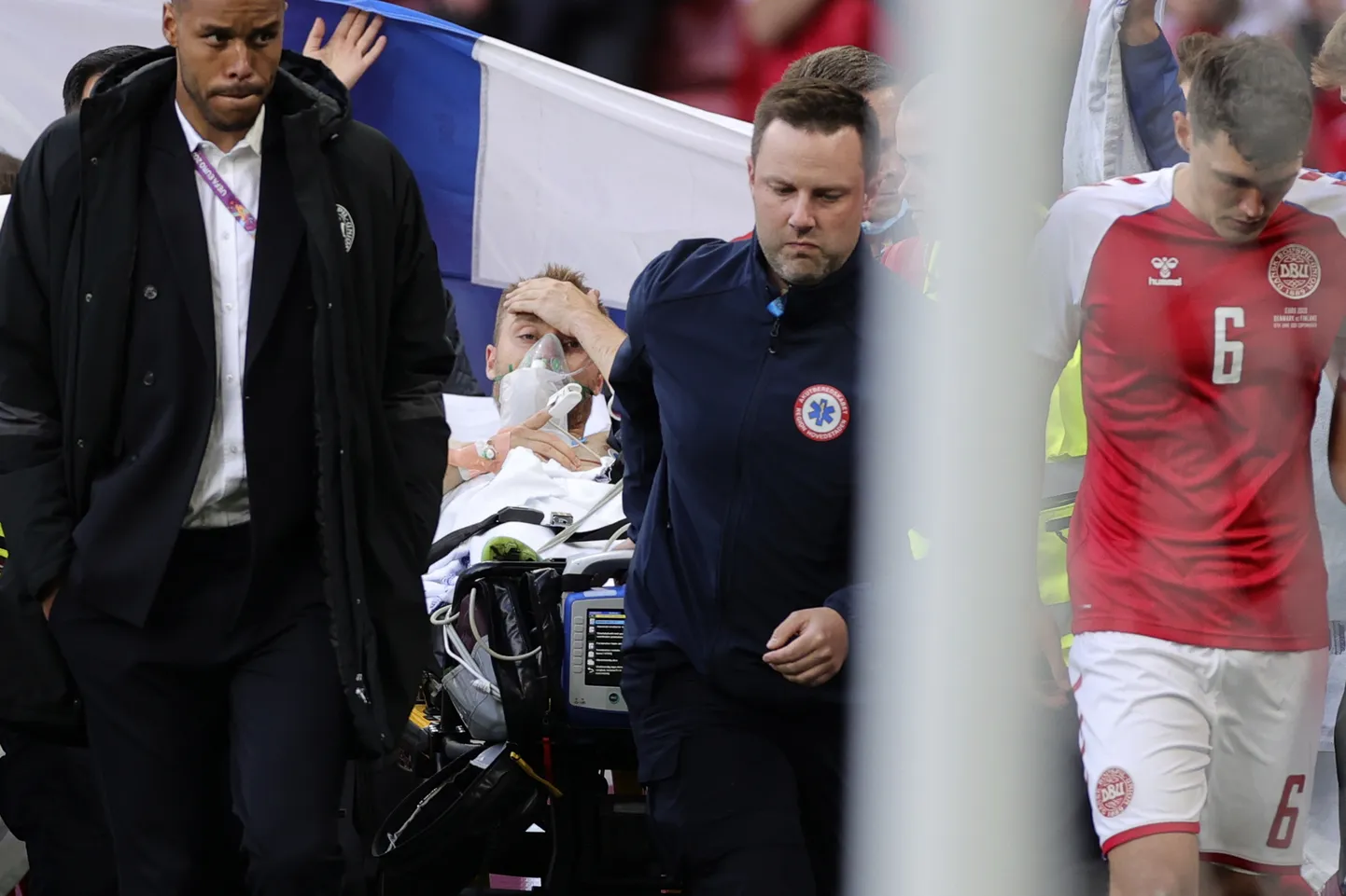 Eriksen suutis elustamise järel ise liigutada.