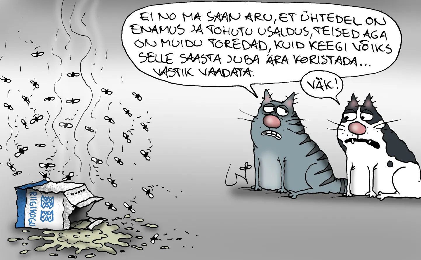 Urmas Nemvalts joonistab.