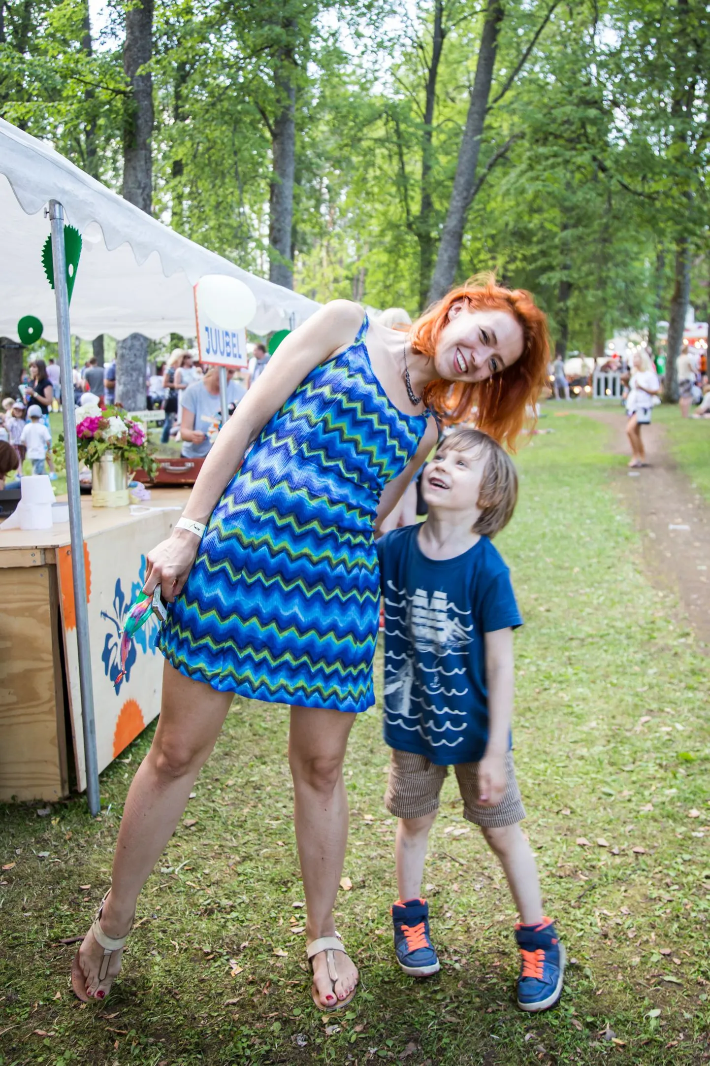 Schilling festival 2016, lauljatar Helina Risti nautis festivali poja seltsis