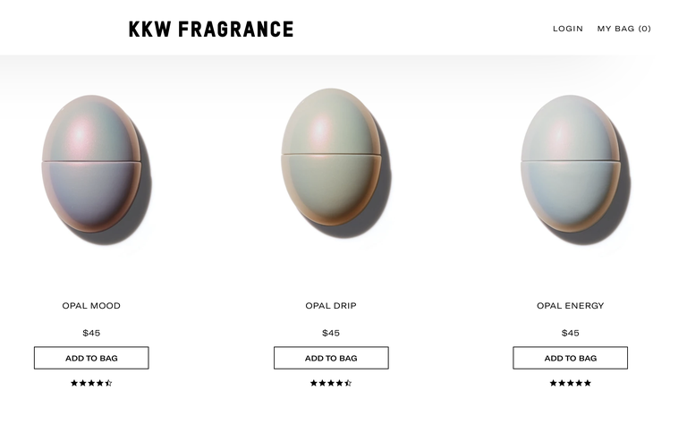 Kim Kardashiani parfüümide hinnad originaallehel.
