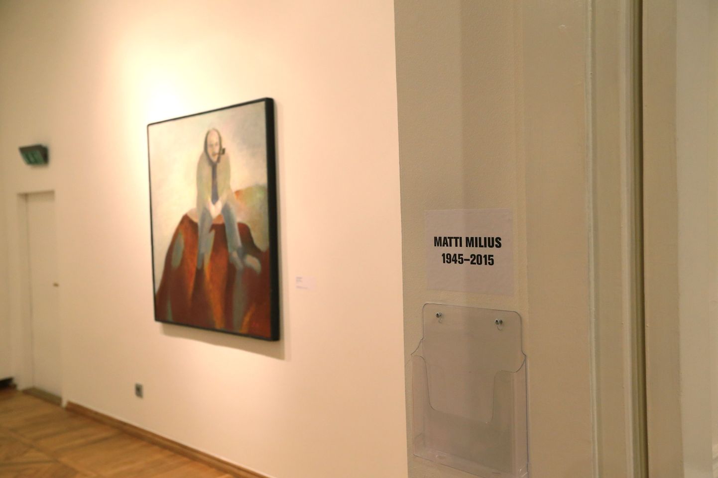 Näituse kesksemaid maale on Peeter Mudisti «Milius künkal».