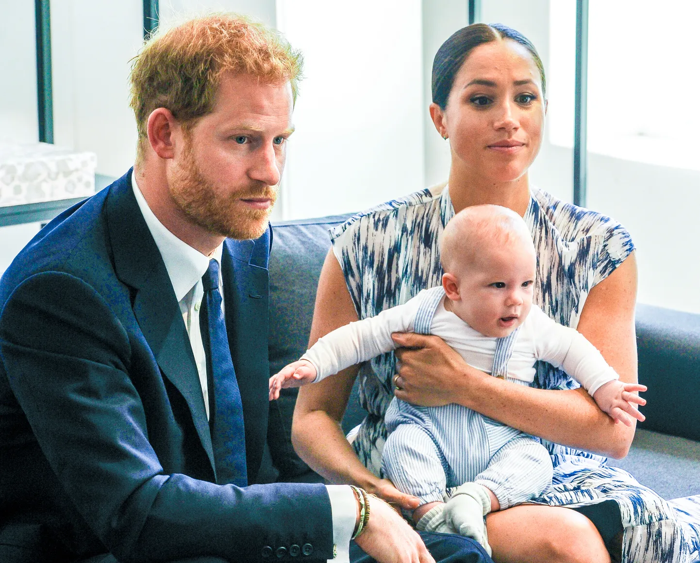 Harry, Meghan ja nende poeg Archie Harrison