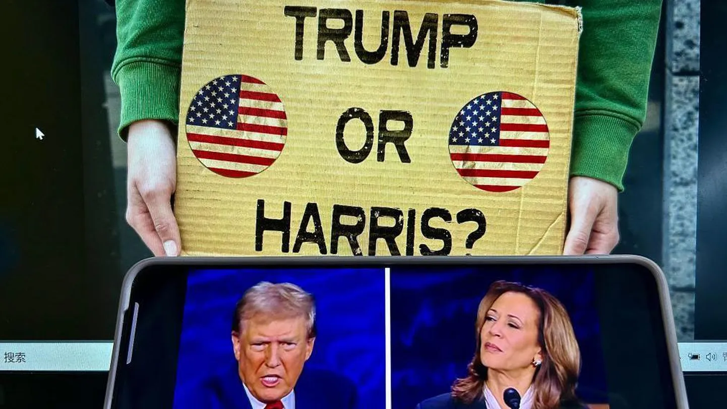 Дональд Трамп и Камала Харрис.