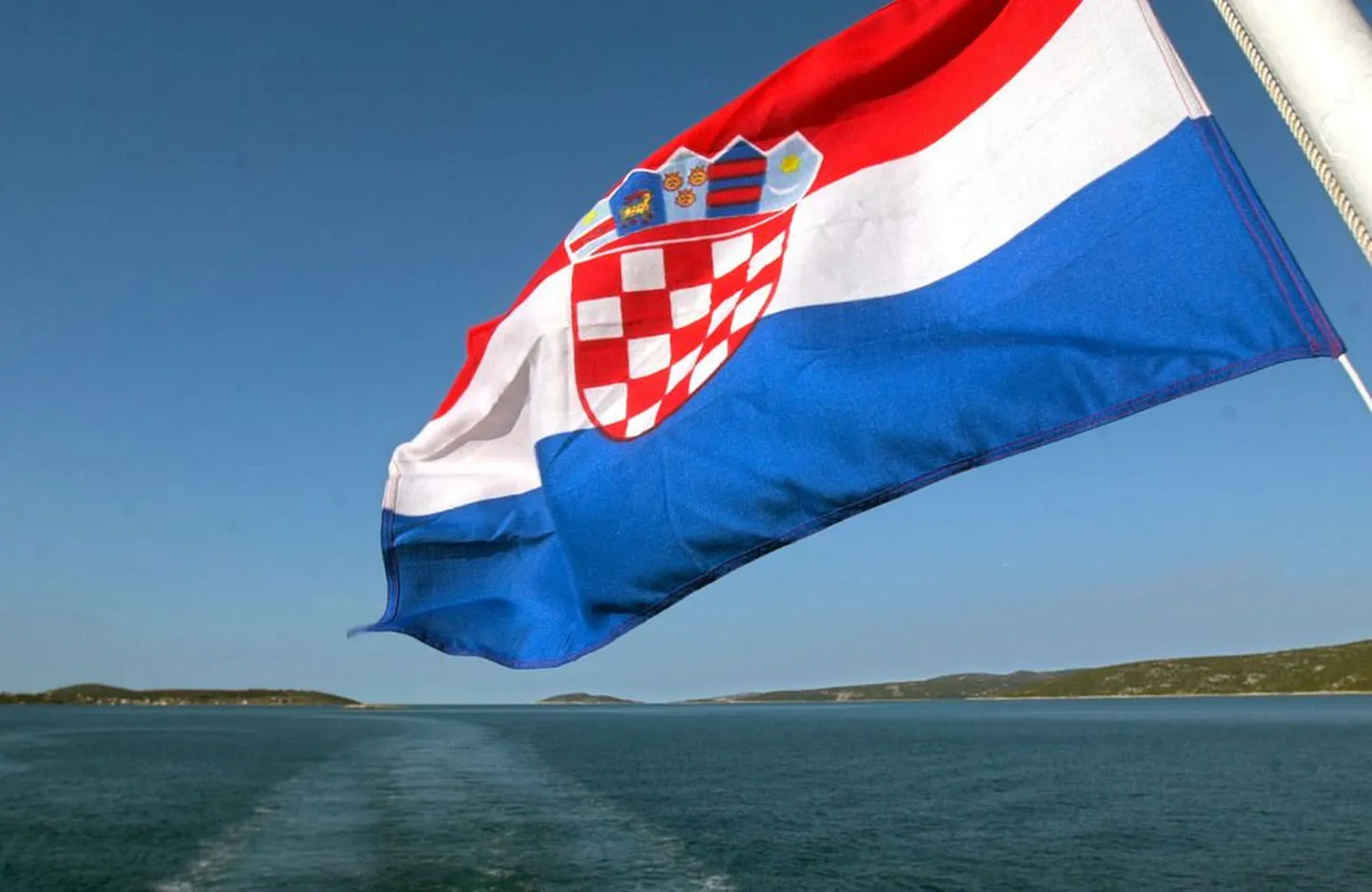 Флаг Хорватии.