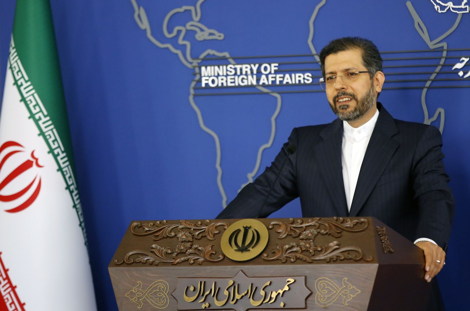 Iraani välisministeeriumi kõneisik Saeed Khatibzadeh.