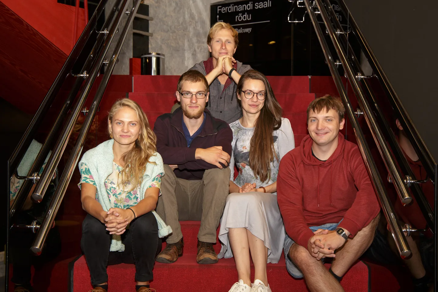 Uued trupiliikmed Doris Tislar, Priit Põldma, Laura Kukk, Karl Sakrits, Mait Joorits