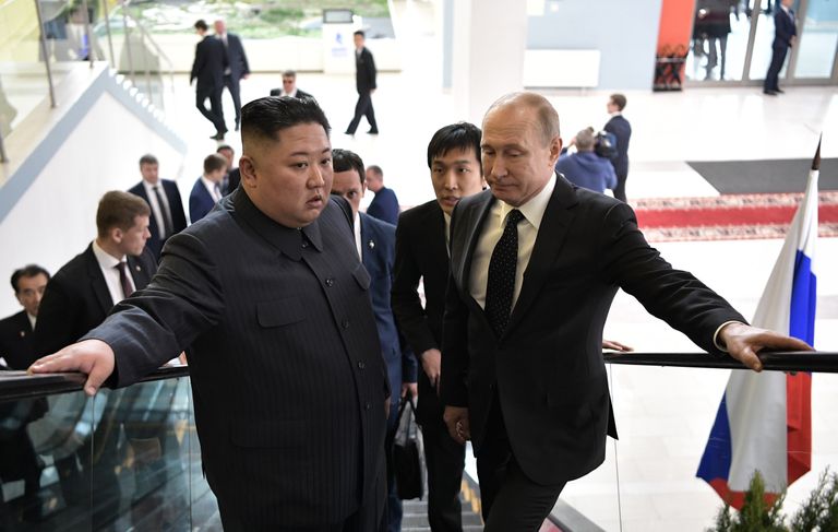Venemaa president Vladimir Putin ja Põhja-Korea liider Kim Jong-un kohtusid Vladivostokis.