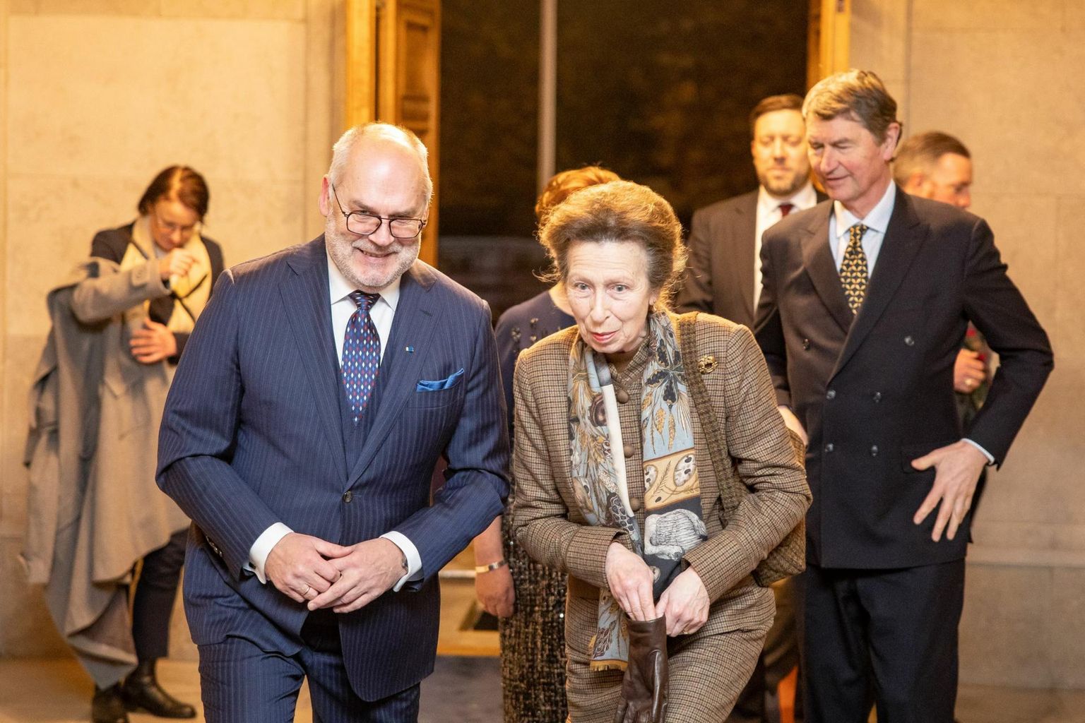 Printsess Anne kohtumine president Alar Karisega Kadriorus. 
