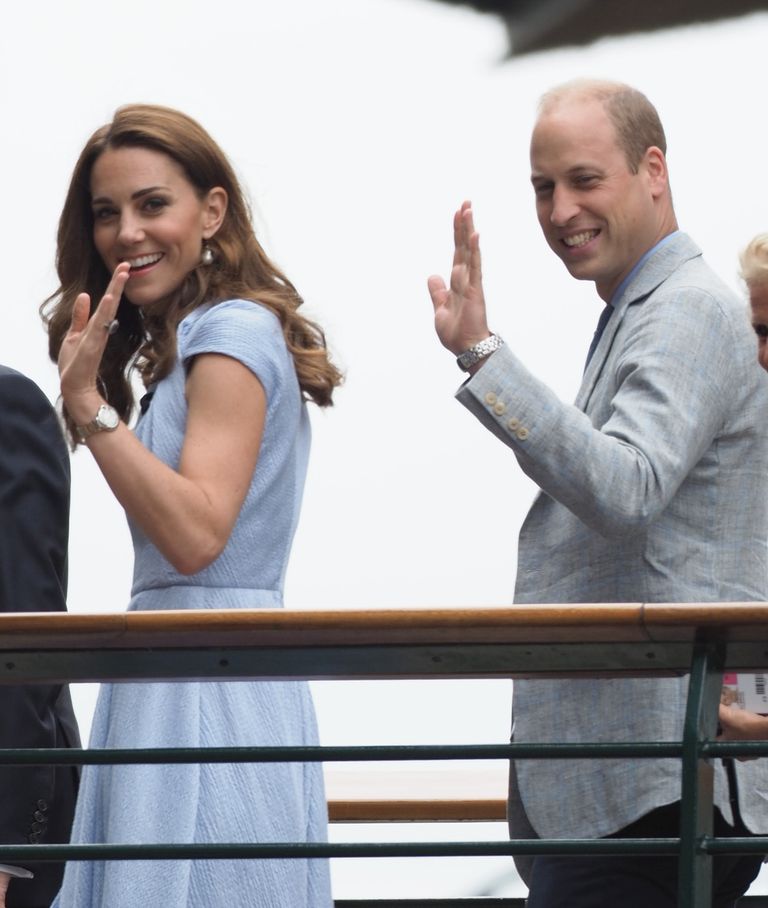Cambridge'i hertsoginna Catherine ja prints William juulis 2019 Wimbledoni tenniseturniiril