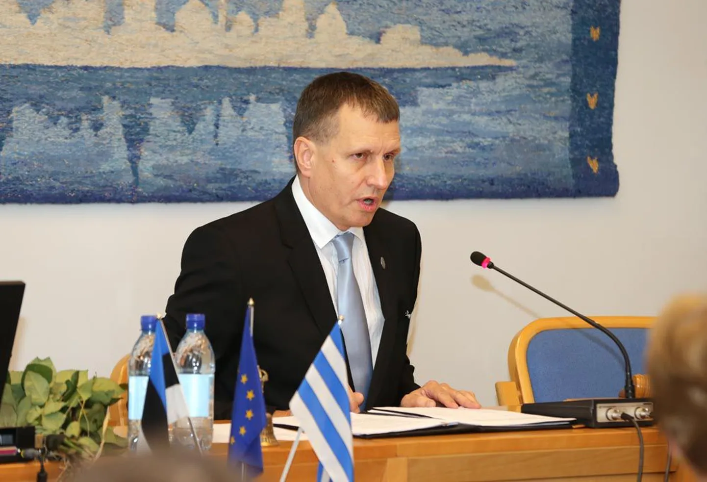 Volikogu esimees Toomas Vitsut.